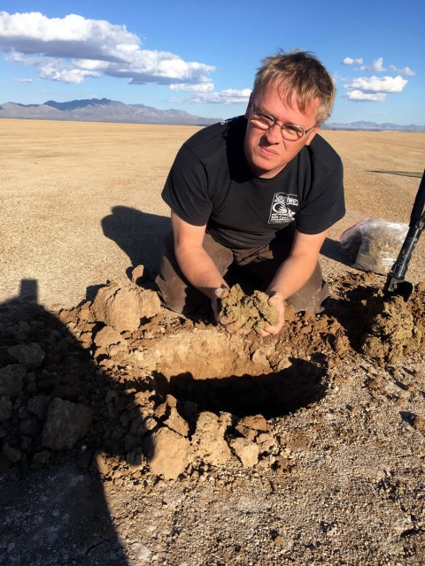 Andy Ward Digging Clay