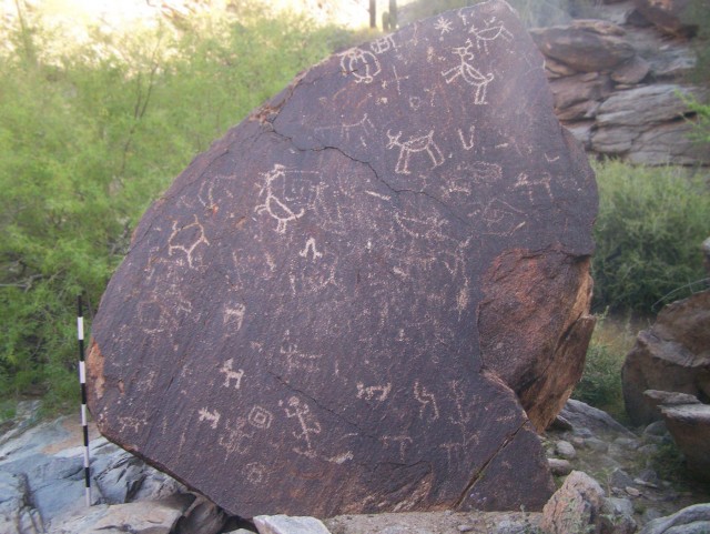 South Mountains Petroglyph Panel