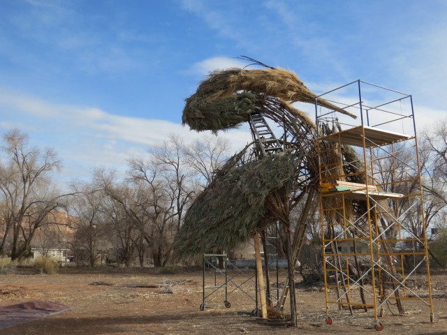 Bird Sculpture in Progress