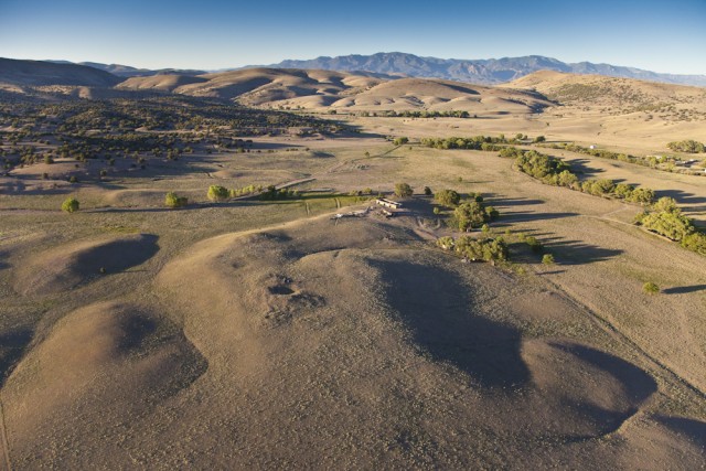 Aerial view of Fornholt. Photo by Henry D. Wallace