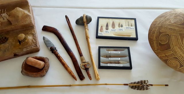 Some of the “things and stuff” that archaeologists use to understand–and share–the past.