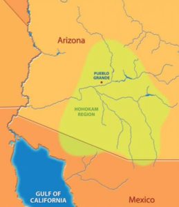 Map of Hohokam Region