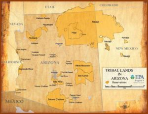 Map of tribal reservations today.