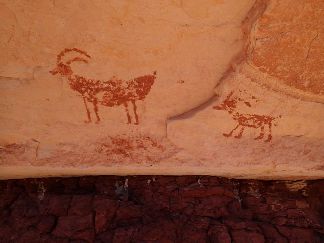 Pictographs of the Kayenta Representational Style within the Plateau Pueblo Tradition. Image: RE Burrillo