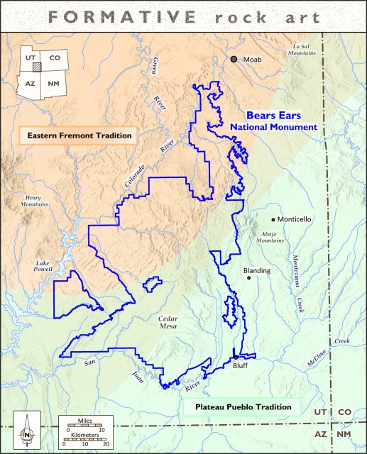 Bears Ears Region Formative Map