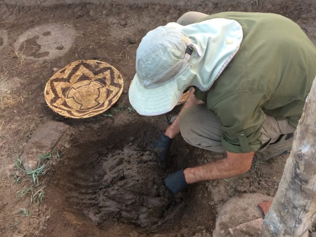 Chris Mixing Mud