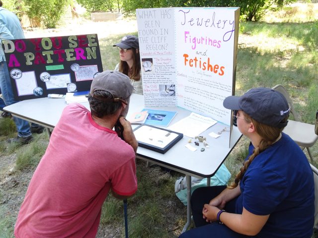 Archaeology Fair outreach projects. Image: John Fitch.