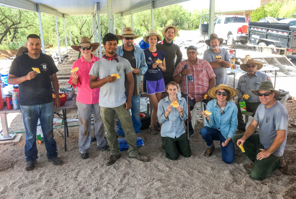 Adobe Brick Making Participants