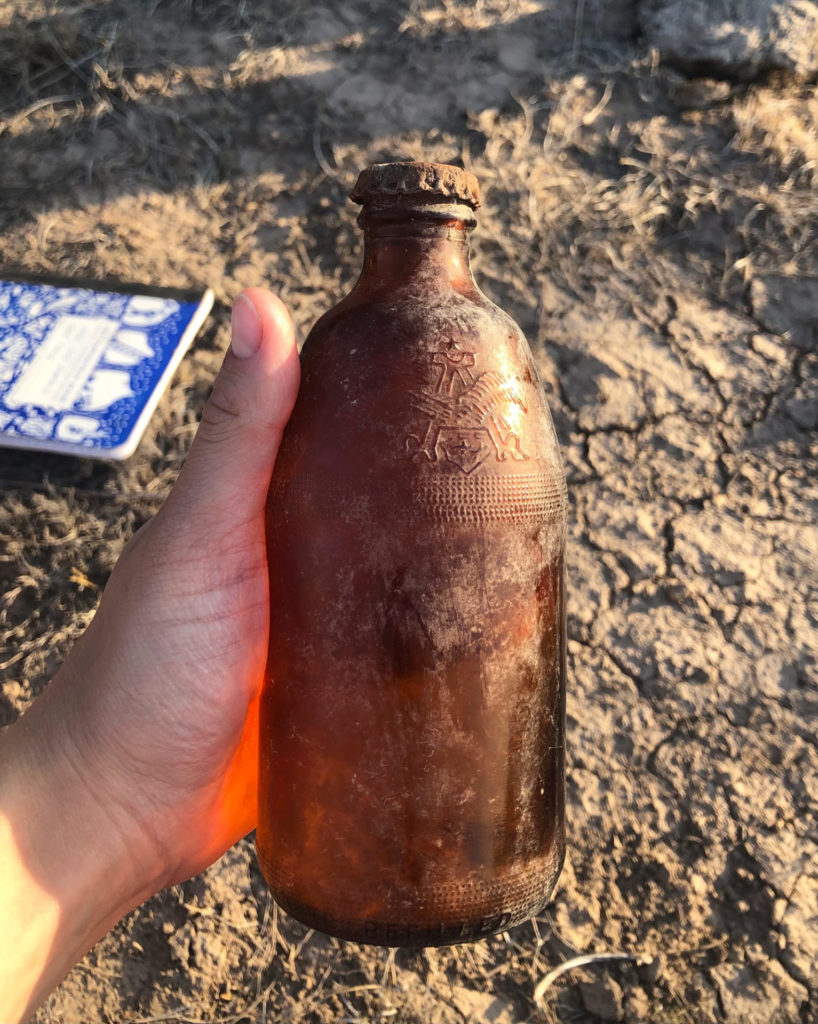 An Anheuser-Busch bottle.