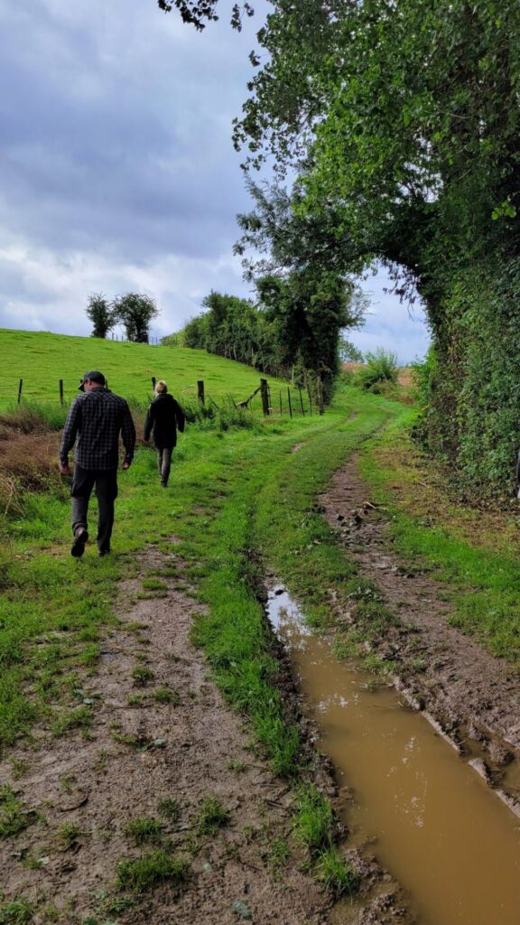 Surveying in northern France in 2021. I had contracted with the Defense POW/MIA Accounting Agency on a mission to recover World War II pilot remains.