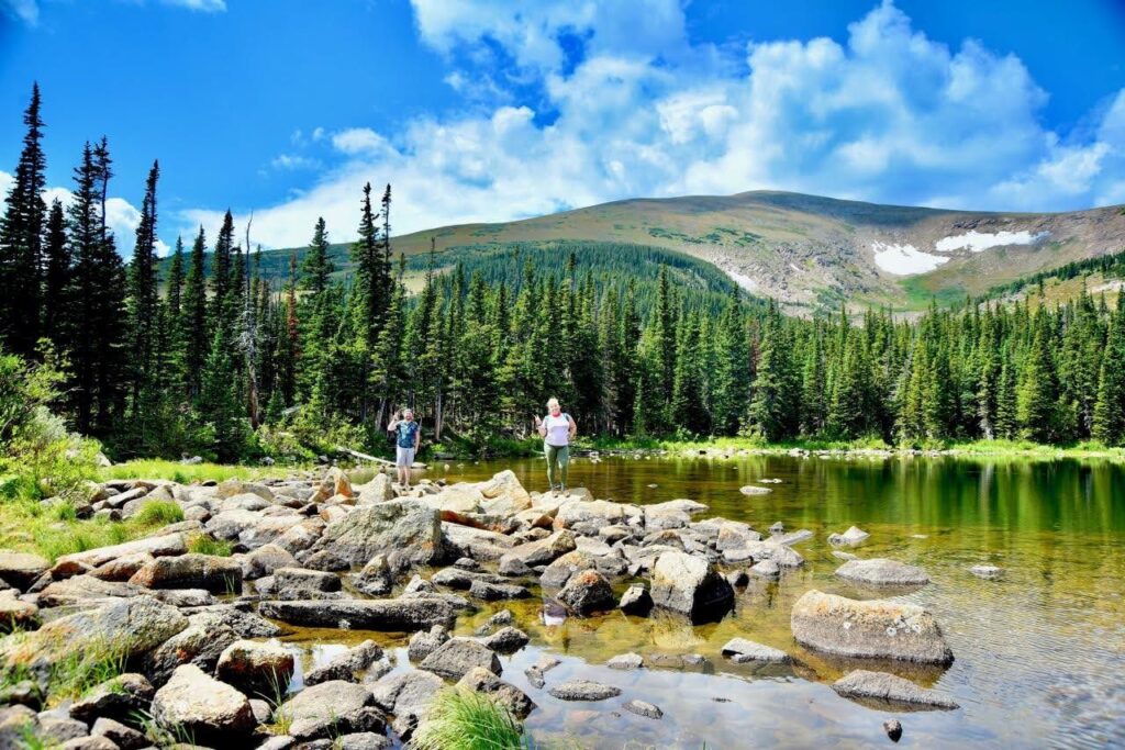 My close friend Dillon and I after lunch hiking Rainbow Lakes outside Nederland CO.