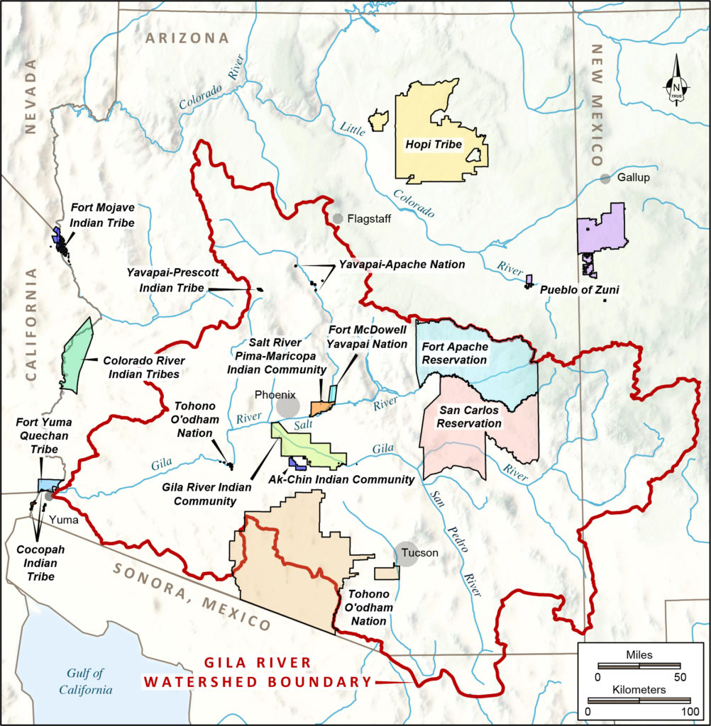 Gila Watershed Boundary