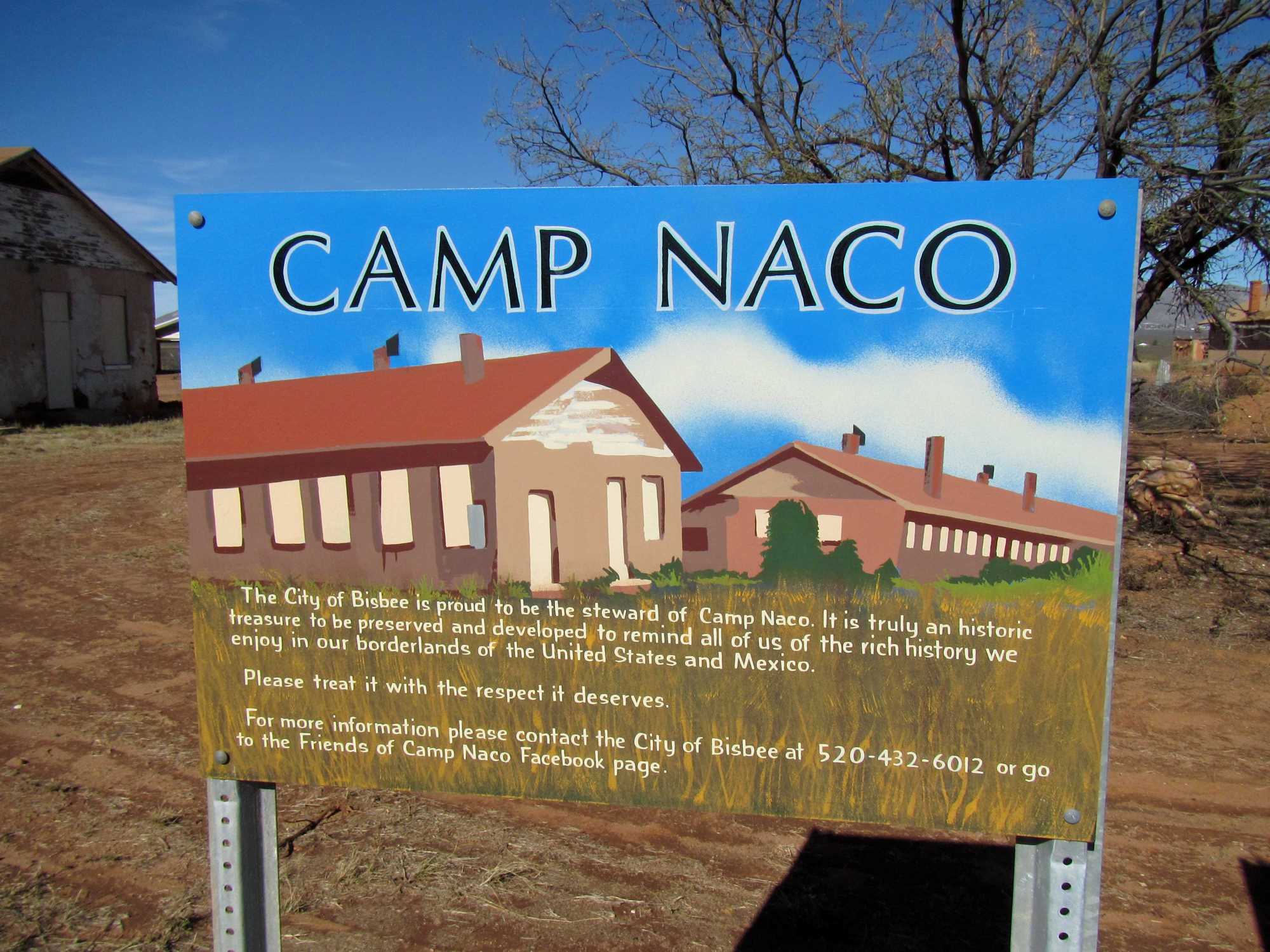 Welcome to Camp Naco! Image courtesy of the Friends of Camp Naco Facebook page