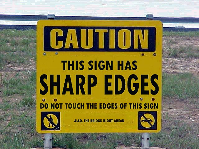 Here’s a sign on a fence that serves as a reminder to keep focus on the most important concerns… Image: J.R. Welch