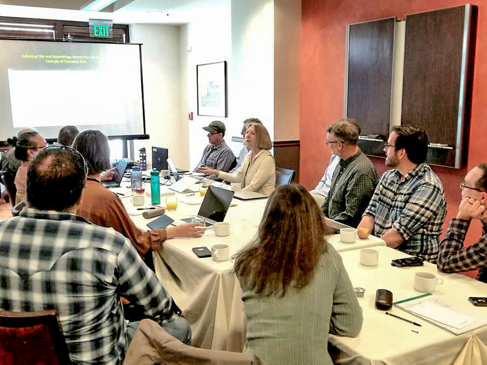 The cyberSW project team met during the meetings to demonstrate some of the capabilities of the platform so far. We met with members of the cultural resource management (CRM) community, the National Park Service, the Forest Service, and several nonprofit organizations.