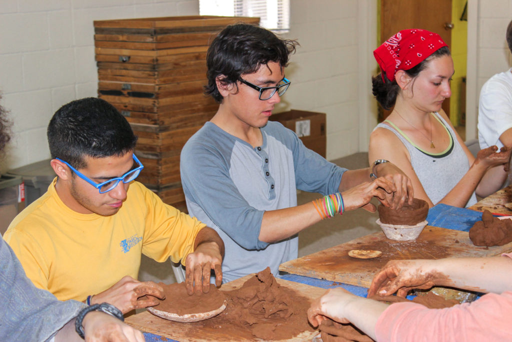 Experimental pottery.