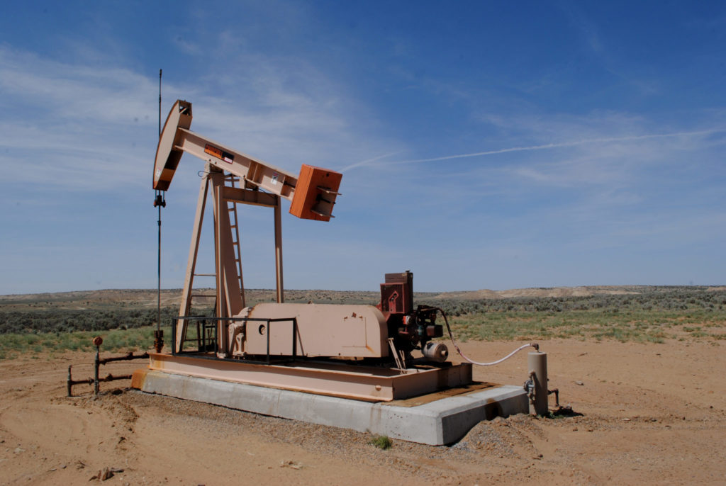 Pump jack near Pierre's