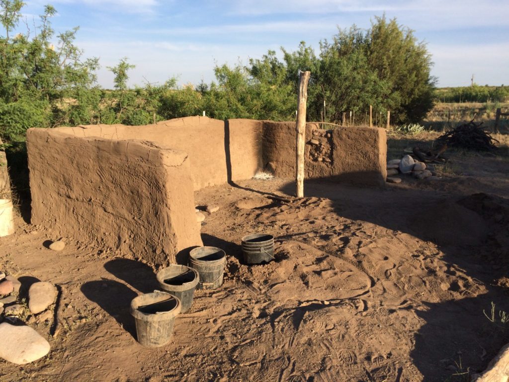 House at the end of the 2017 field season