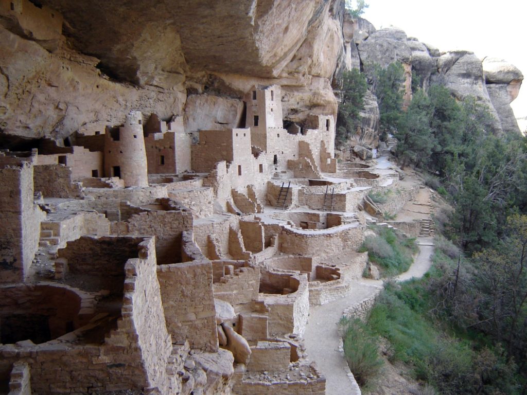 View of Cliff Palace from above, courtesy of the National Park Service