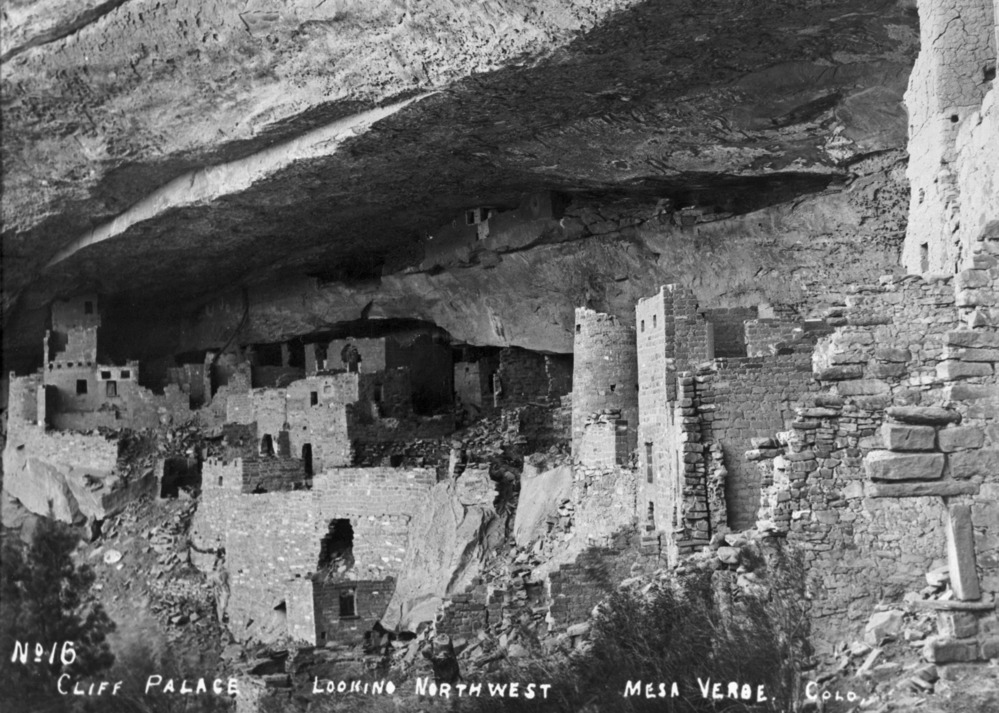Cliff Palace, looking north, c. 1890–1900, courtesy of the National Park Service