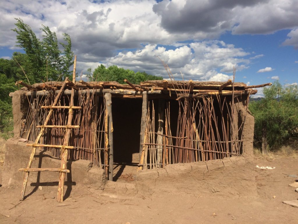 House at the end of the 2018 field season.=