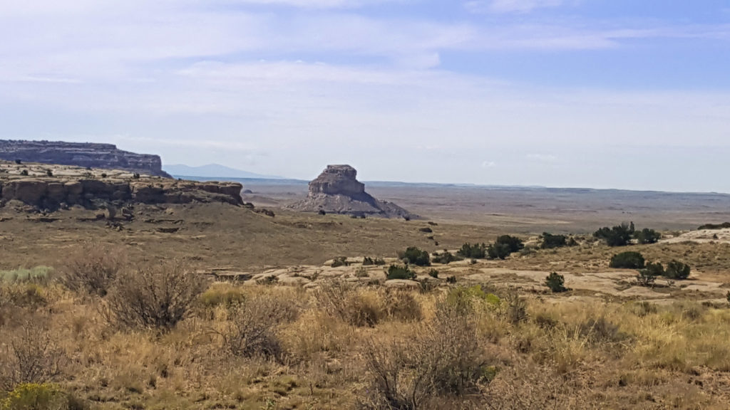 Fajada Butte, Chaco Canyon, from the north