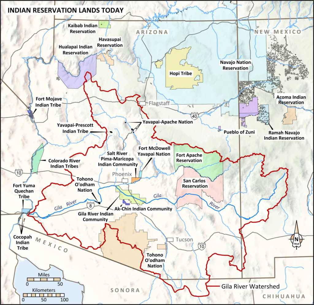 <strong>Map 3.</strong> Indian Reservation Lands Today. Map: Catherine Gilman