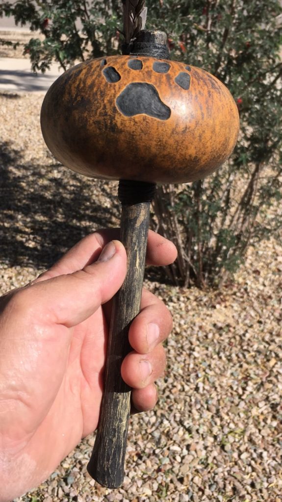 Gourd rattle