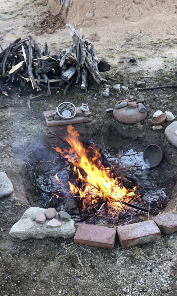 Pottery Firing at Steam Pump Ranch, December 2022 with Andy Ward and Allen Denoyer.