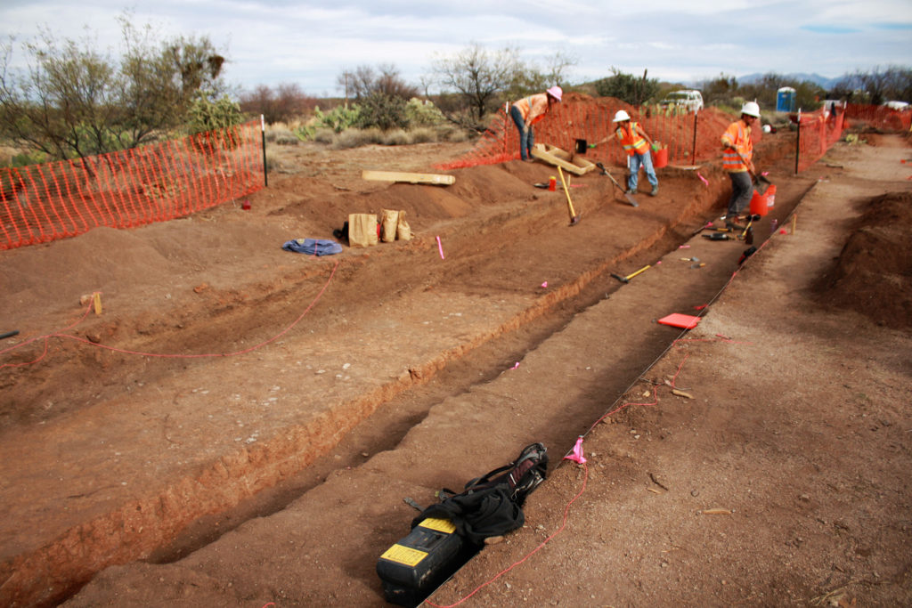 Ballcourt Excavation