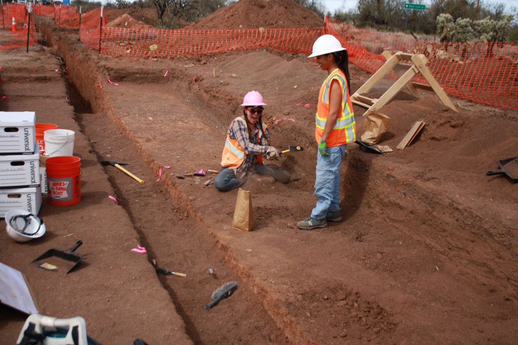 Ballcourt Excavation