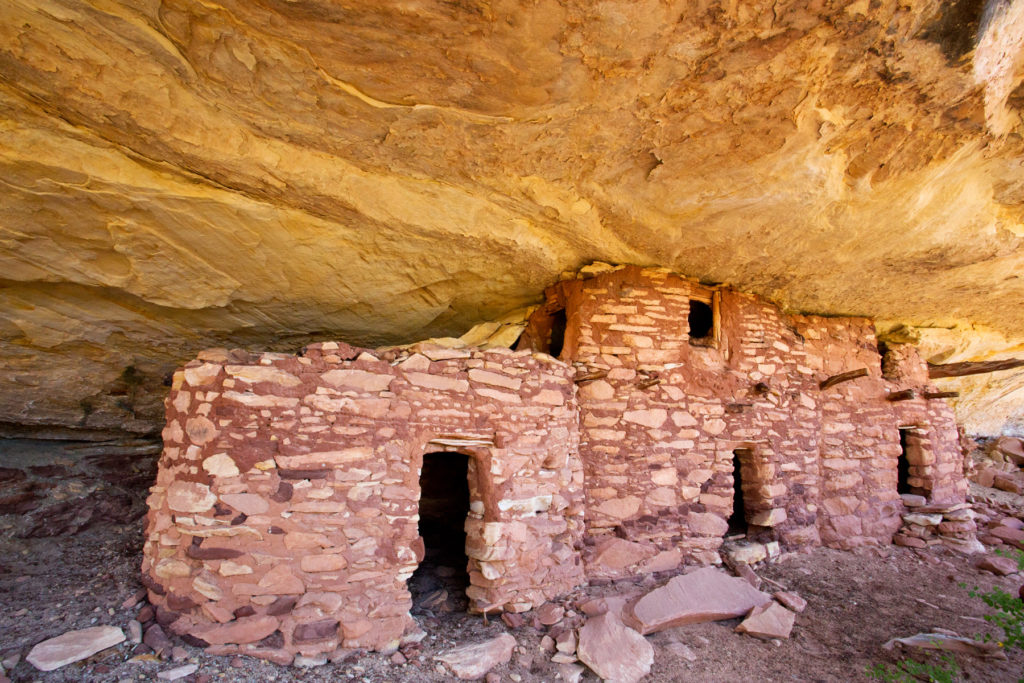 This two-story structure has been removed from the Bears Ears National Monument. © Jonathan Bailey