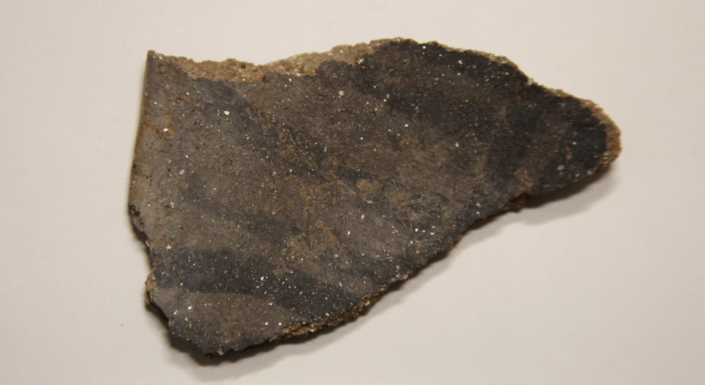 Verde Black-on-gray bowl sherd recovered from the Bouse Well