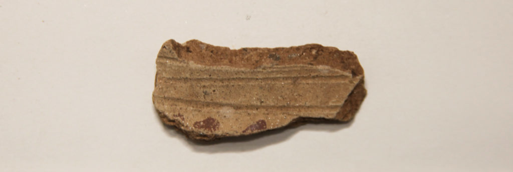 Gila Butte jar sherd recovered from the Bouse Well