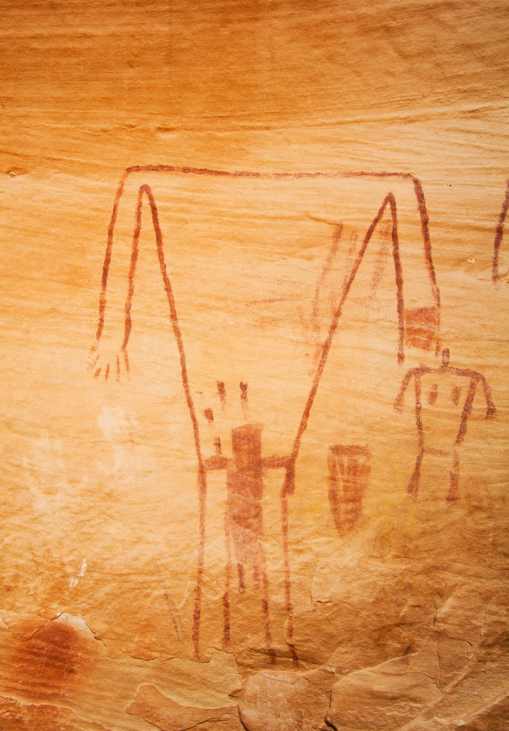Rock art, structures, and other sacred places are threatened by vandalism, looting, and grave robbing. Removing protections that may help prevent these activities is blatantly careless. © Jonathan Bailey