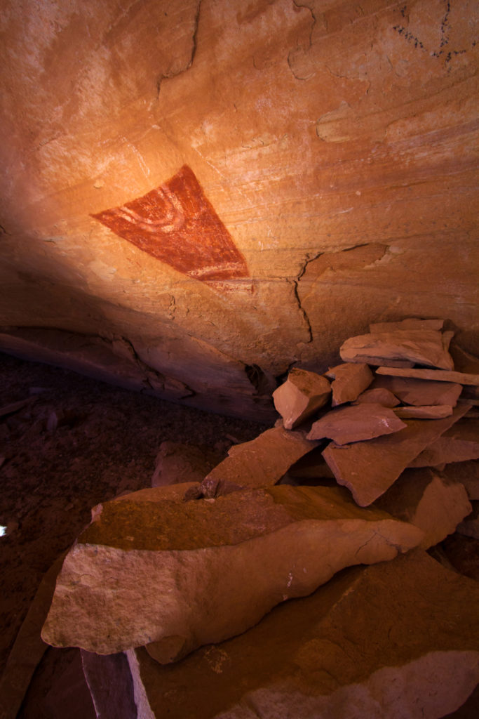 Some Basketmaker figures show striking similarities to Fremont rock art seen to the north. While research suggesting any kind of connection is still in its infancy, it is a stark reminder of the scientific opportunities that could be lost without the protections provided by the National Monument. © Jonathan Bailey