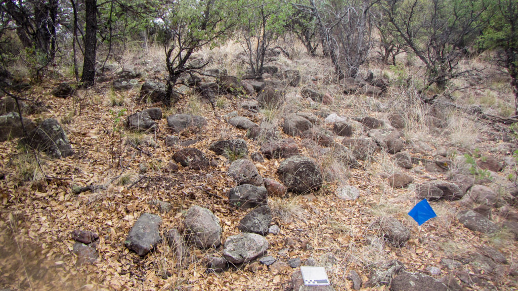 This rubble mound is the remnants of a small pueblo.
