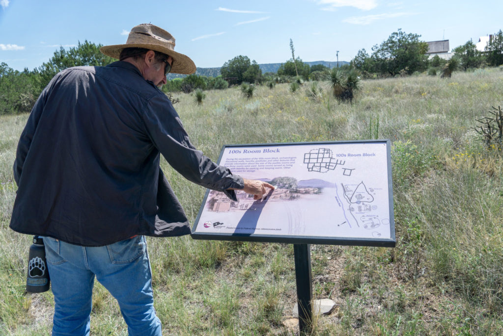 Interpretive trail at Mattocks Ruin