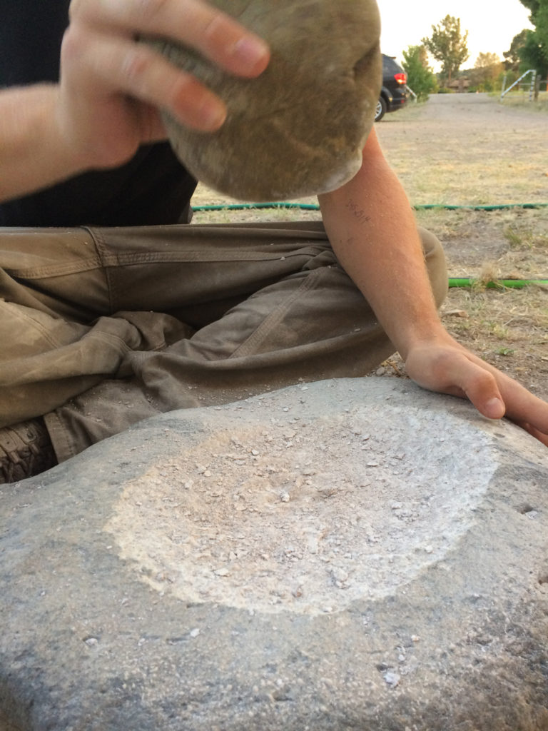 Metate Sharpening