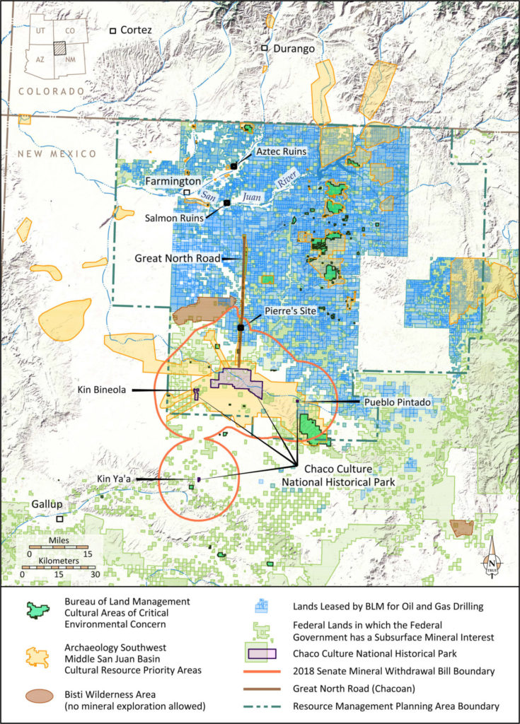 Map of the Greater Chaco Landscape