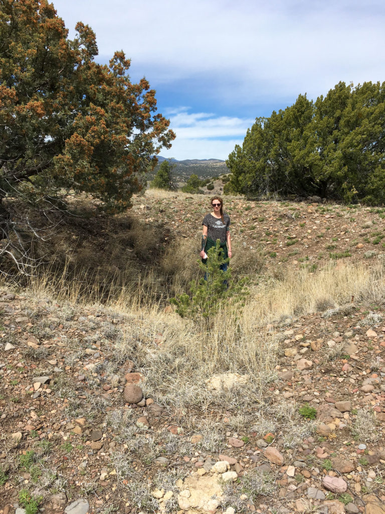 Excavated Pithouse at McAnally