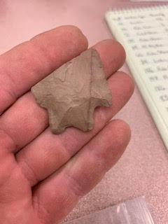 This Placencia point was found in Marana (north of Tucson) at the Dairy site.