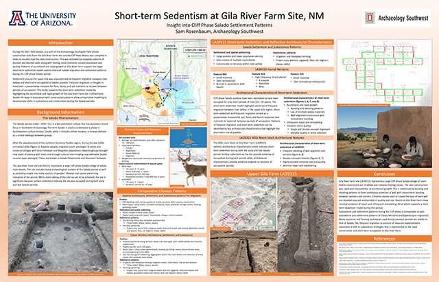 “Short-term Sedentism at Gila River Farm Site, NM.” By Sam Rosenbaum. Download the PDF <a href="https://www.archaeologysouthwest.org/wp-content/uploads/Rosenbaum-architecture.pdf"> here.</a>