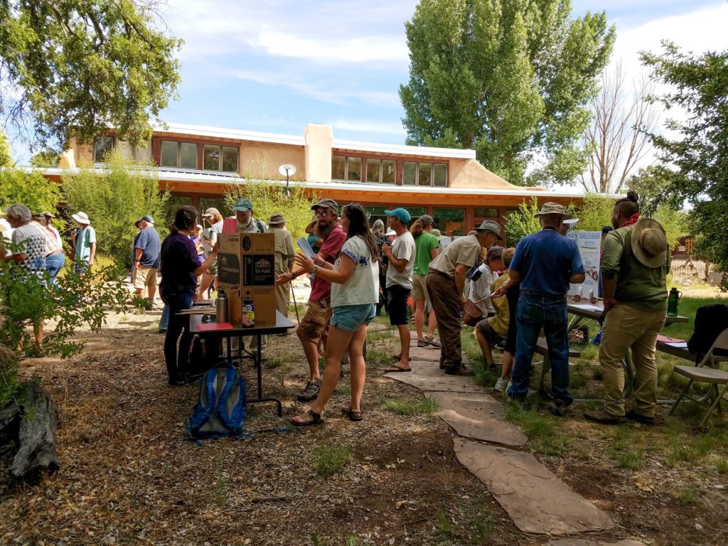The Archaeology Fair in full swing.