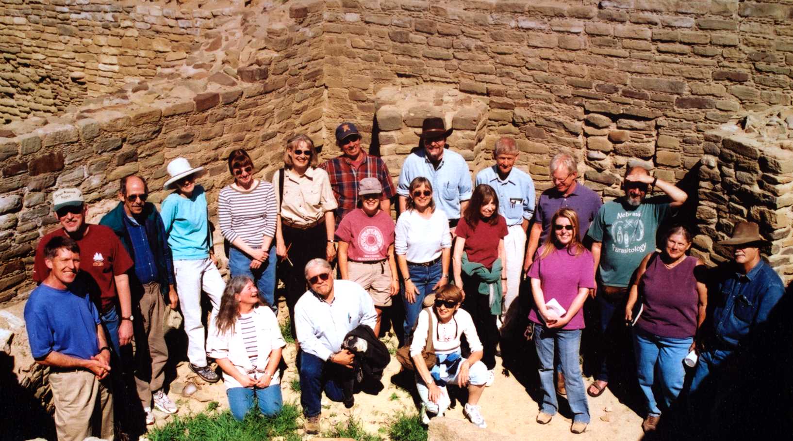 The Salmon Working Group in 2005. Gwinn is to my left in the back row. We’re both wearing light blue shirts with stuff in the pockets. Salmon’s director, Larry Baker, is kneeling in the front.