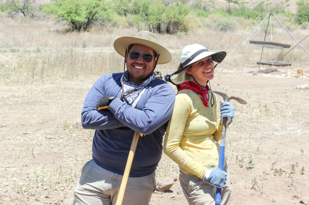 Sam Rodarte and Lisette Wittbrodt forming lasting bonds over their love of picks and shovels.