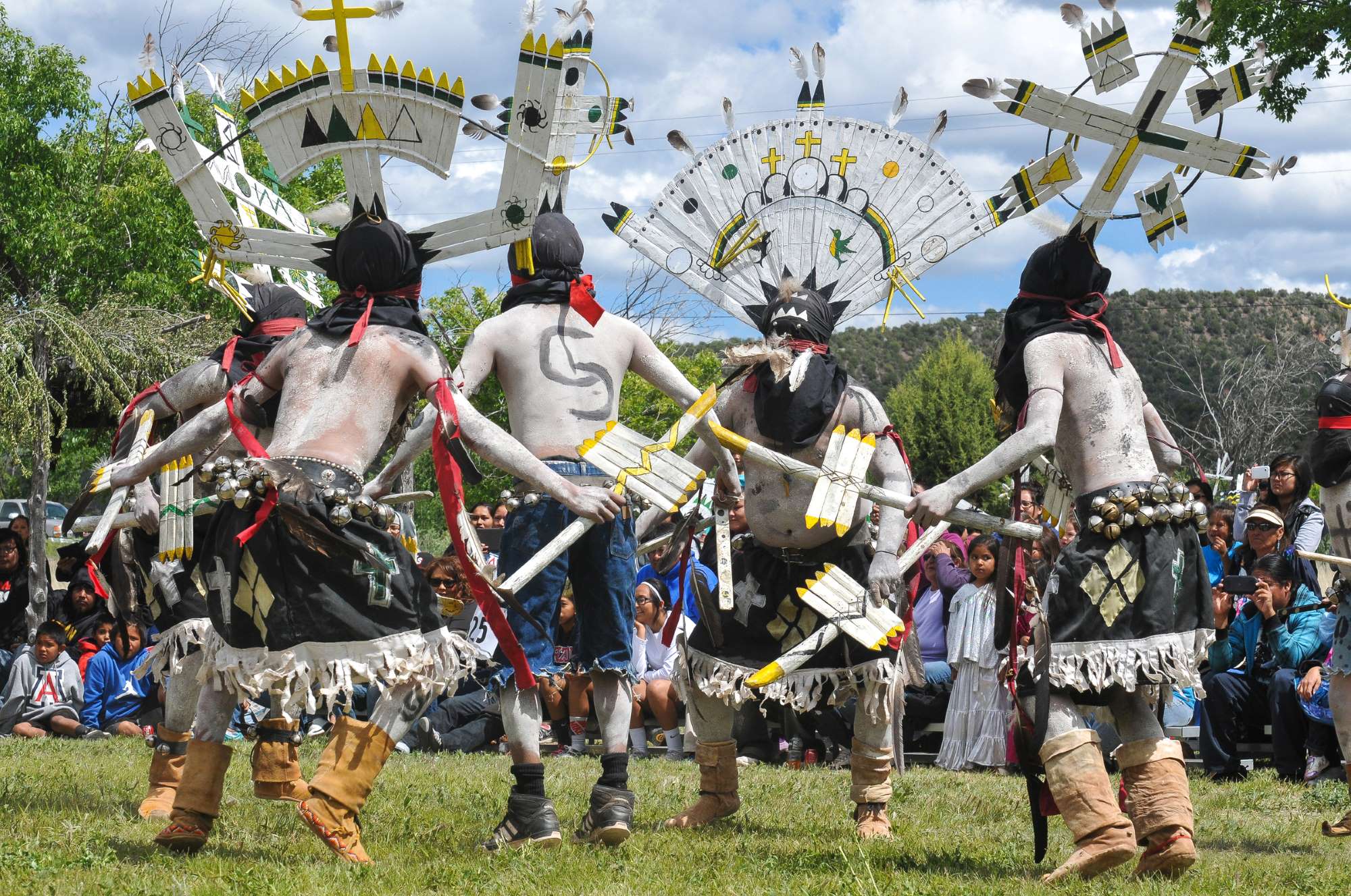 Dancers and Community Members at the Annual Celebration at Fort Apache, May 9, 2015. Image: John R. Welch