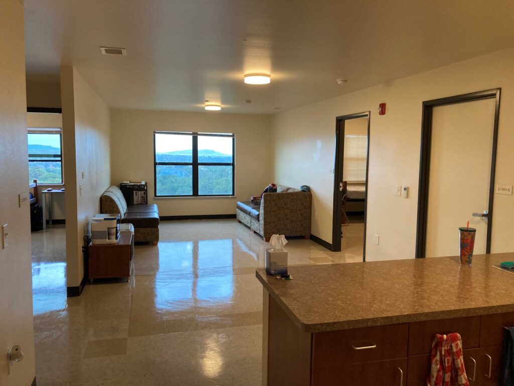 Apartment-style dorm at WNMU.