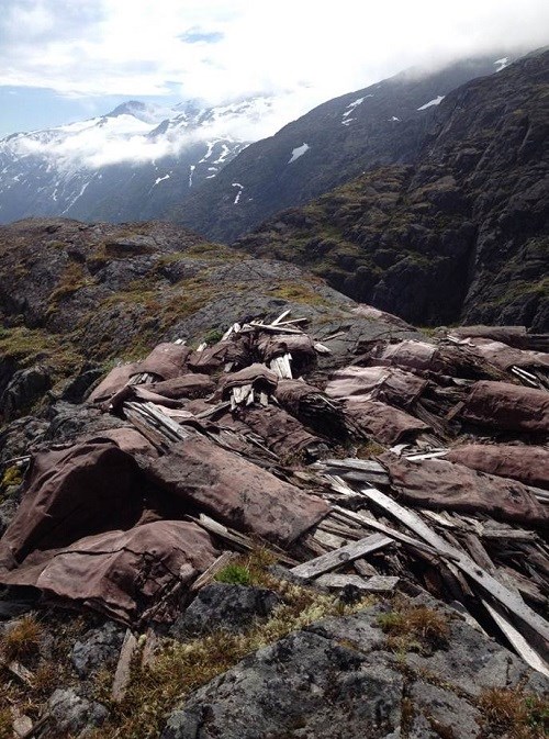Archeological resources on the Chilkoot Trail in the Klondike Gold Rush National Historical Park. Resources like these are at greater risk right now due to the warmer, wetter climate. Photo courtesy of the <a href="https://www.nps.gov/klgo/learn/climate-change-and-archeology.htm">NPS.</a>