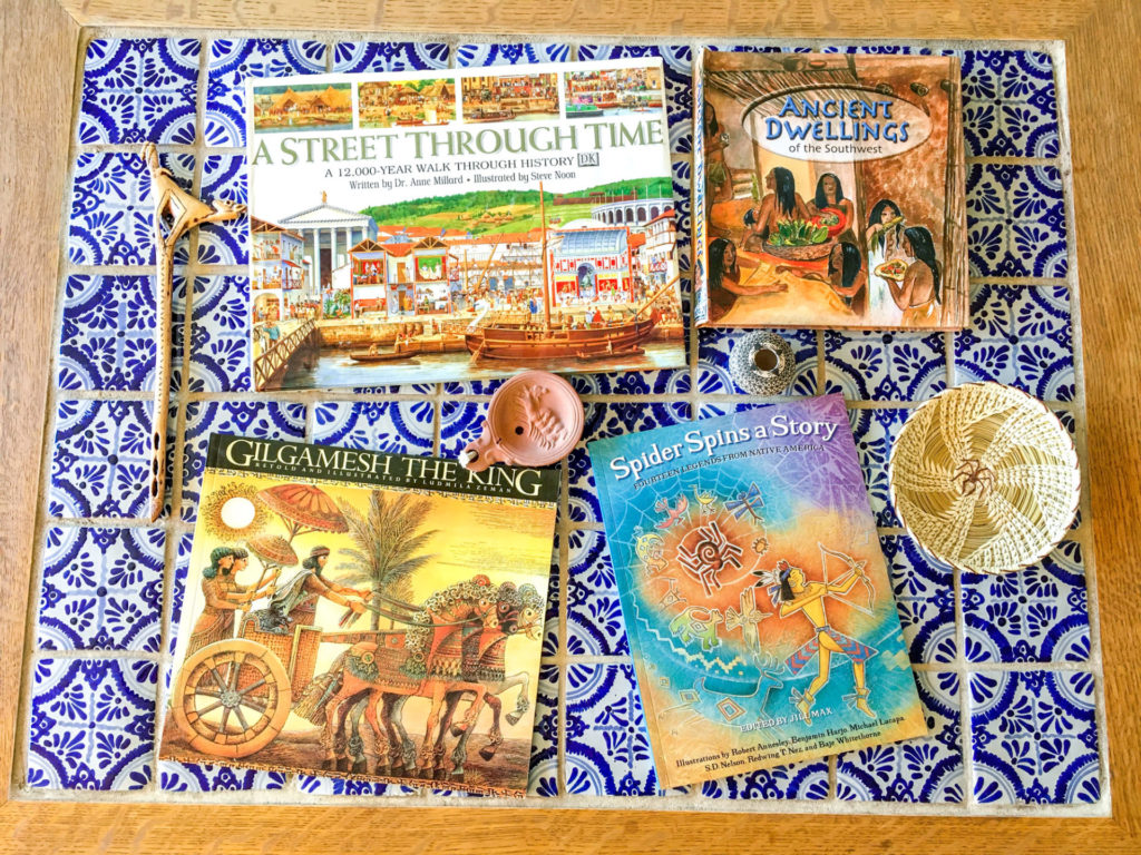 Elementary school books related to archaeology